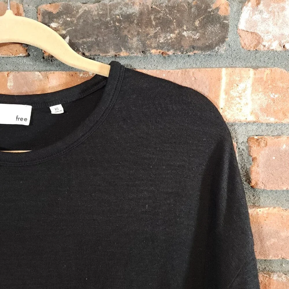 Wilfred Free Aritzia Lightweight Hi-lo Crewneck Sweater Minimalist Women's XS